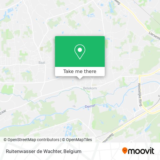 Ruitenwasser de Wachter plan