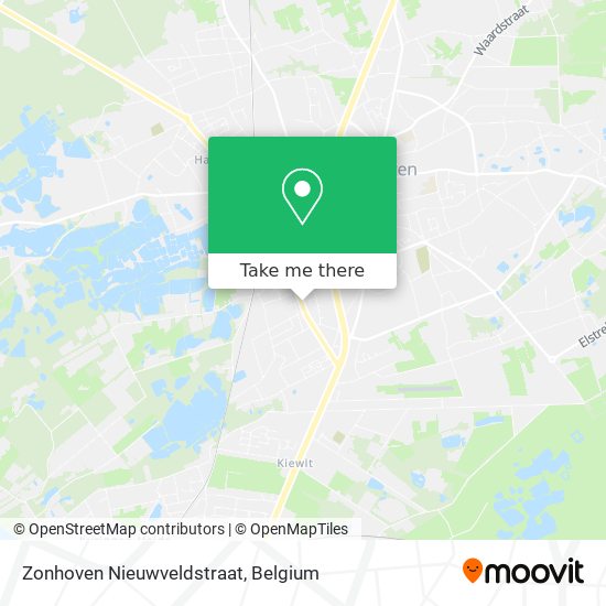 Zonhoven Nieuwveldstraat map