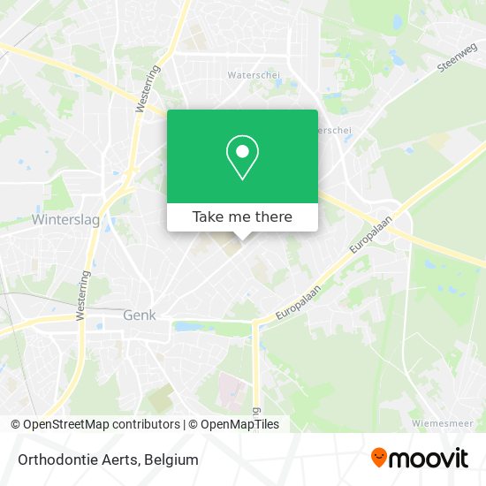 Orthodontie Aerts map