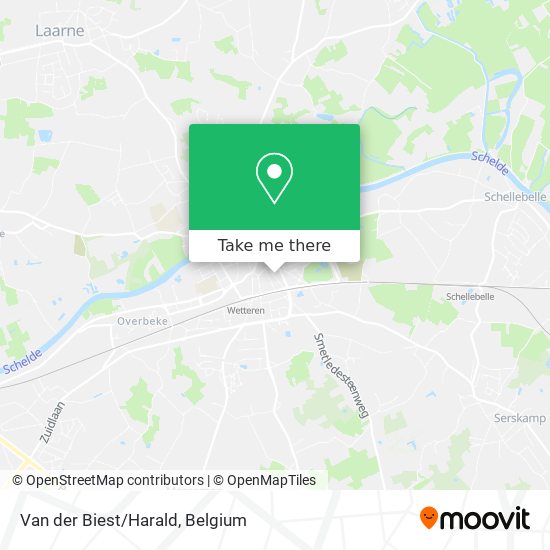 Van der Biest/Harald map