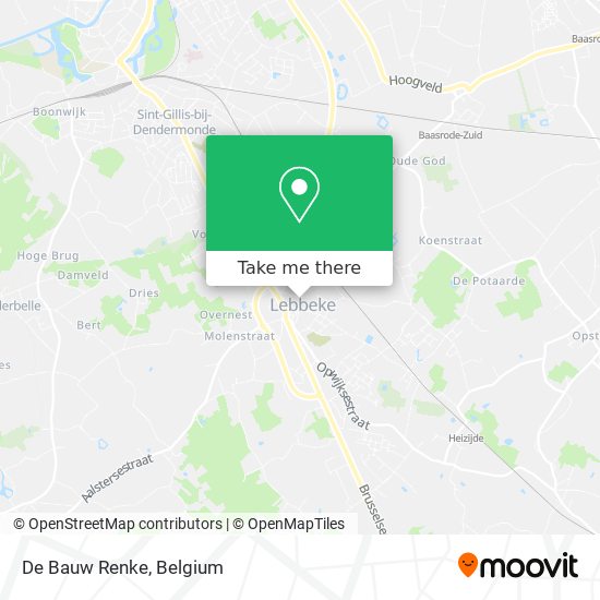 De Bauw Renke map