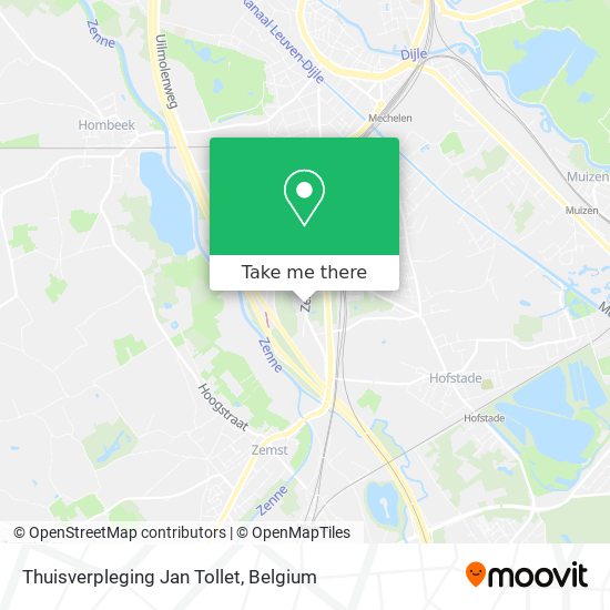 Thuisverpleging Jan Tollet map