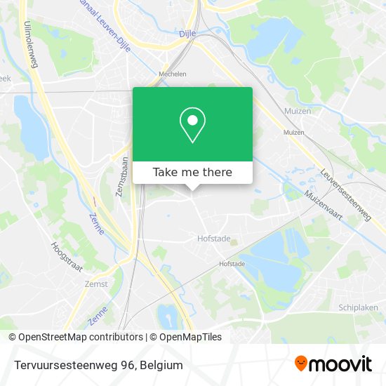 Tervuursesteenweg 96 plan