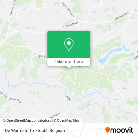 De Warmste Trektocht map