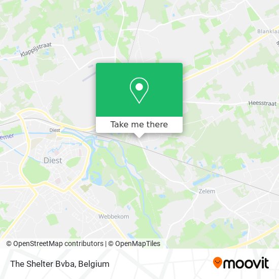 The Shelter Bvba map