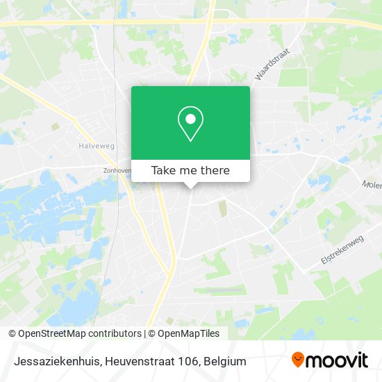 Jessaziekenhuis, Heuvenstraat 106 map