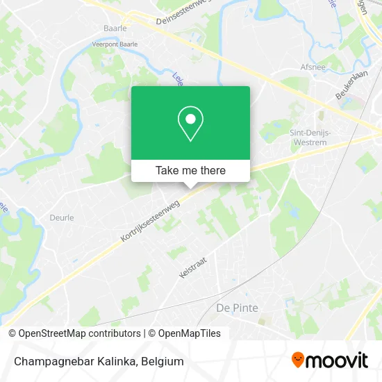 Champagnebar Kalinka map