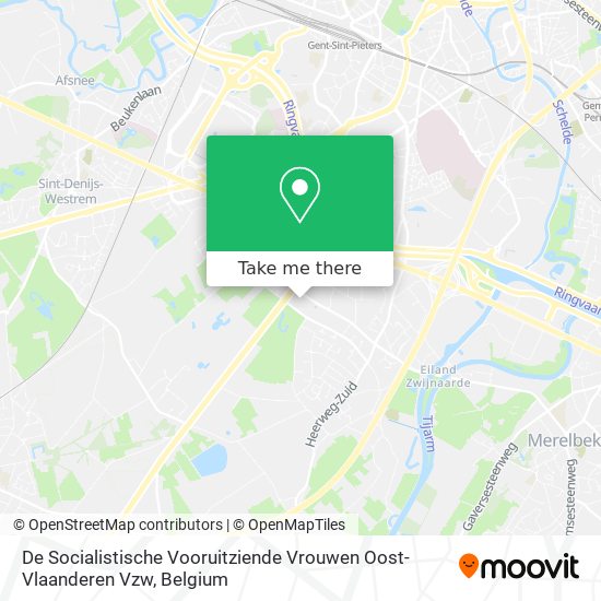 De Socialistische Vooruitziende Vrouwen Oost-Vlaanderen Vzw map