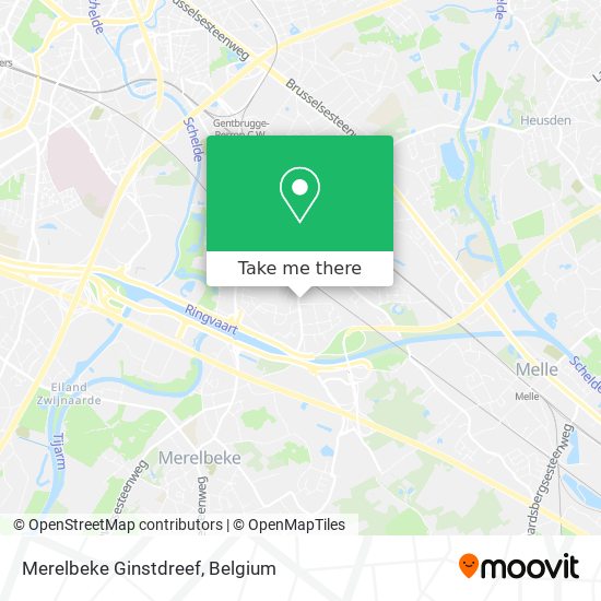 Merelbeke Ginstdreef plan