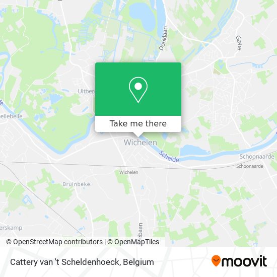Cattery van 't Scheldenhoeck plan