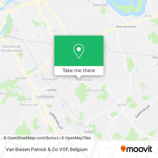 Van Biesen Patrick & Co VOF map
