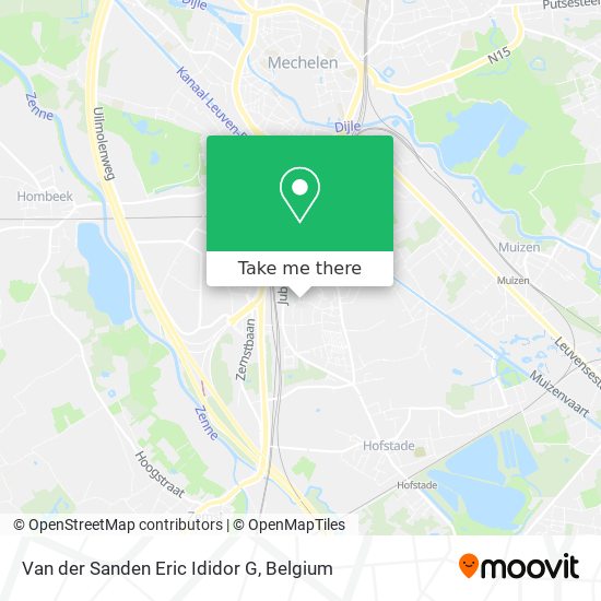 Van der Sanden Eric Ididor G map