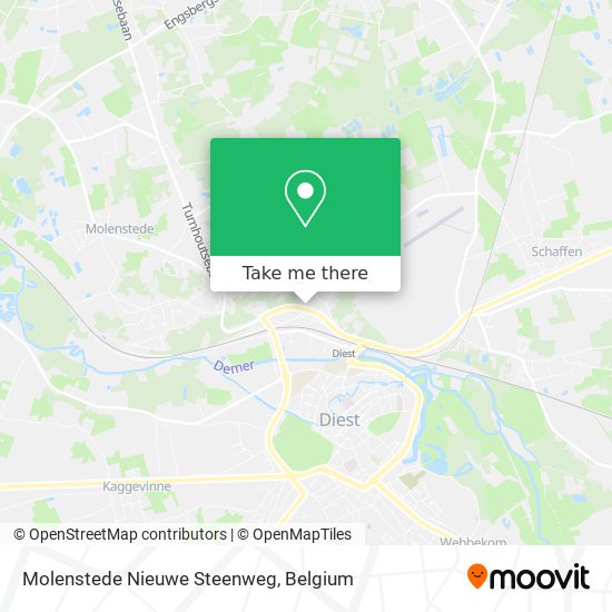 Molenstede Nieuwe Steenweg map