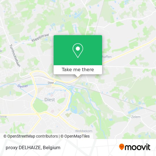 proxy DELHAIZE map