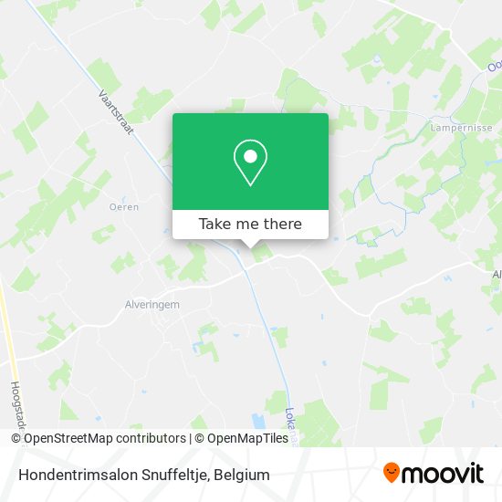 Hondentrimsalon Snuffeltje plan