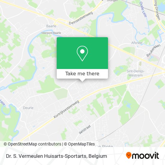 Dr. S. Vermeulen Huisarts-Sportarts map