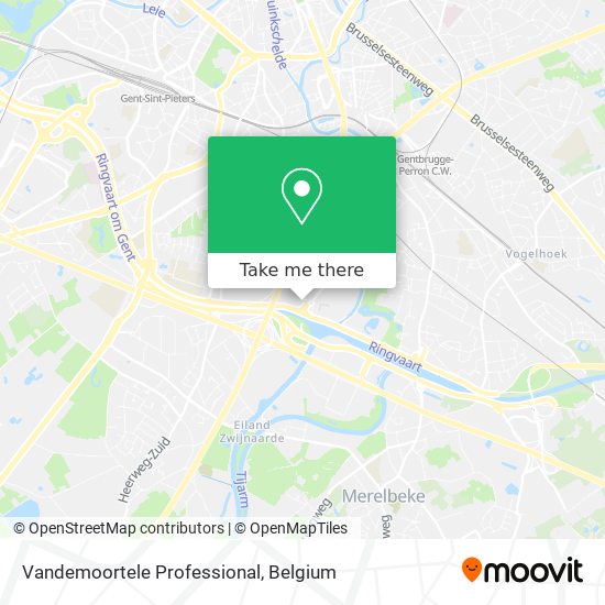 Vandemoortele Professional map