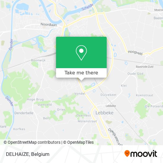 DELHAIZE map