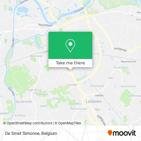 De Smet Simonne map