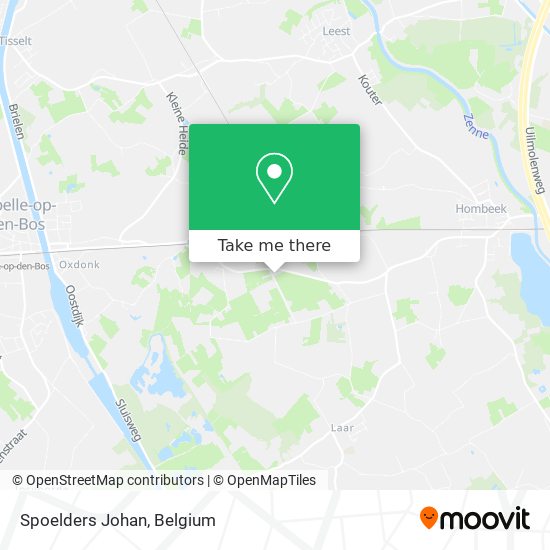 Spoelders Johan map