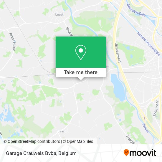Garage Crauwels Bvba plan