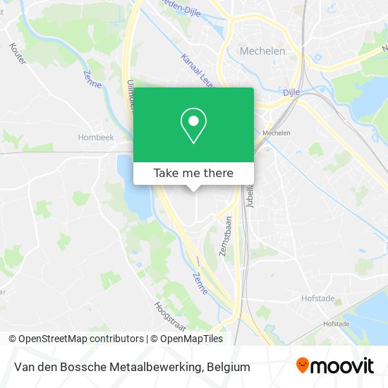 Van den Bossche Metaalbewerking plan