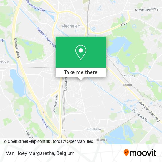 Van Hoey Margaretha map