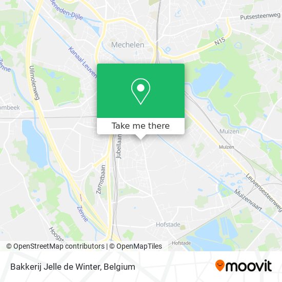 Bakkerij Jelle de Winter map
