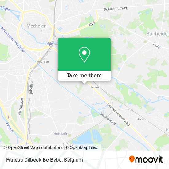 Fitness Dilbeek.Be Bvba map