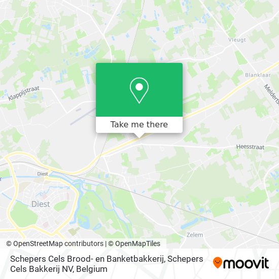 Schepers Cels Brood- en Banketbakkerij, Schepers Cels Bakkerij NV map