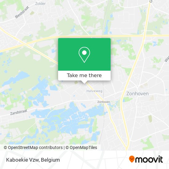 Kaboekie Vzw map