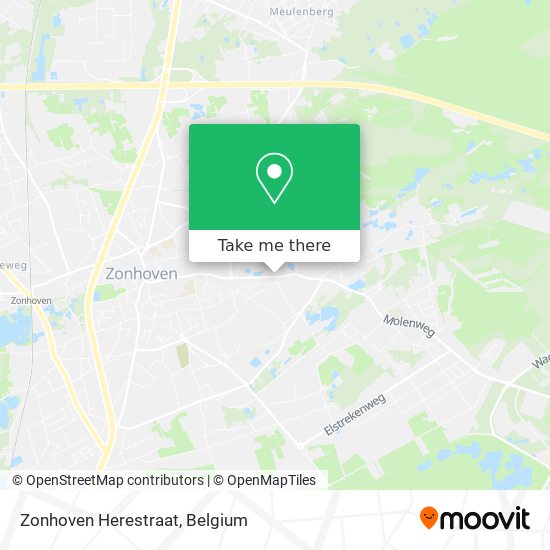 Zonhoven Herestraat map