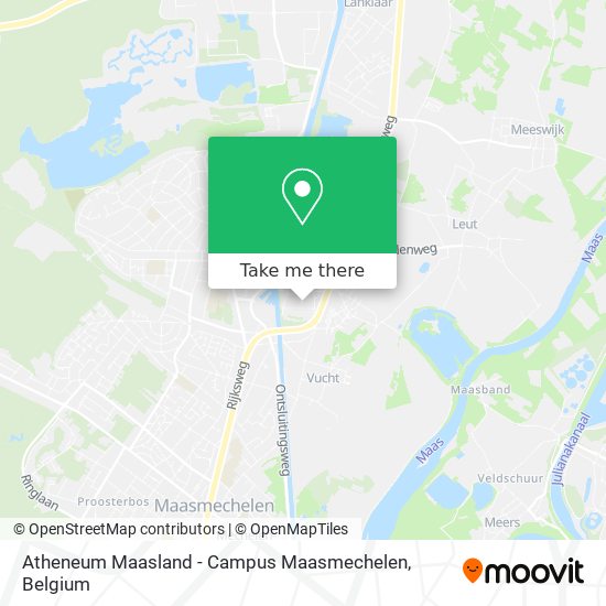 Atheneum Maasland - Campus Maasmechelen map