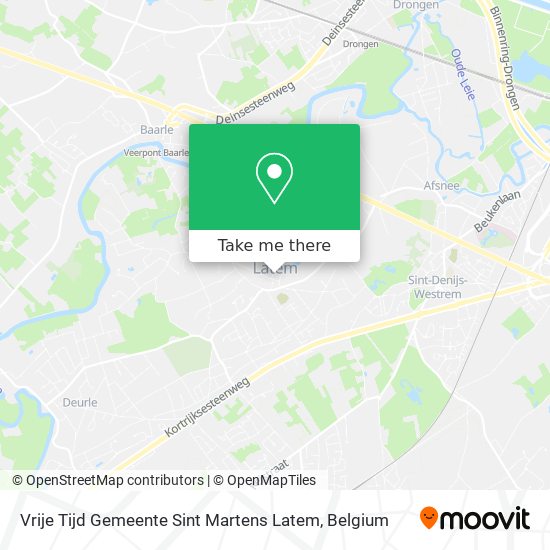 Vrije Tijd Gemeente Sint Martens Latem map