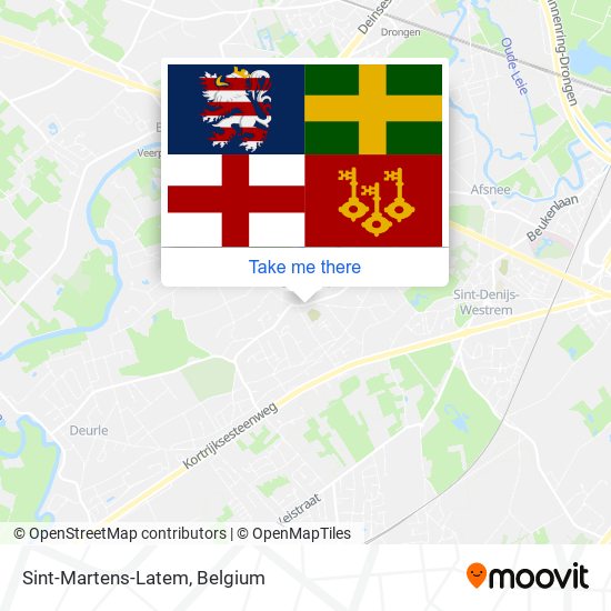 Sint-Martens-Latem map