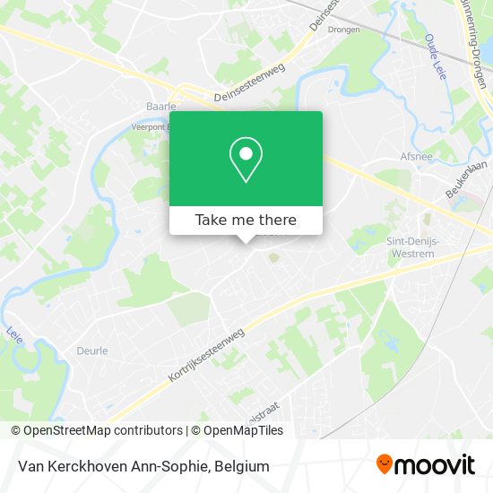 Van Kerckhoven Ann-Sophie map