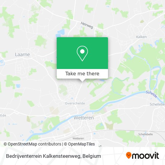 Bedrijventerrein Kalkensteenweg plan