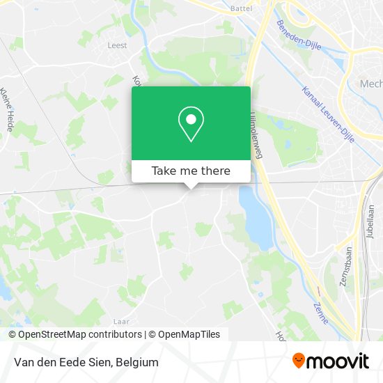 Van den Eede Sien map