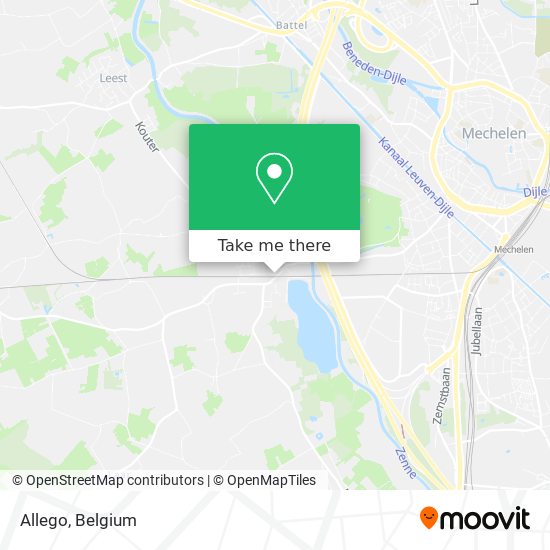 Allego map