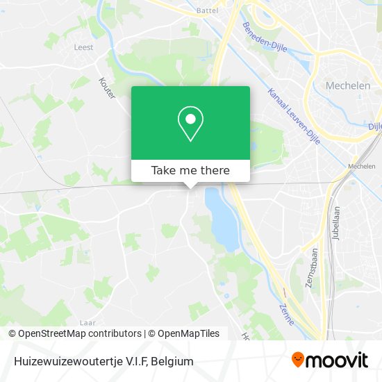 Huizewuizewoutertje V.I.F map