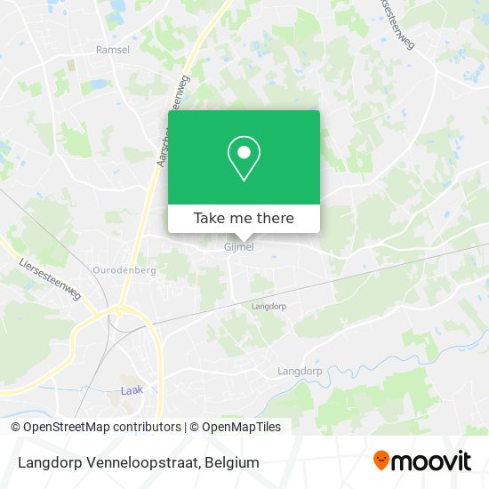 Langdorp Venneloopstraat plan