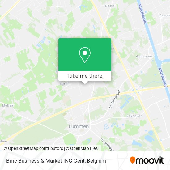 Bmc Business & Market ING Gent map