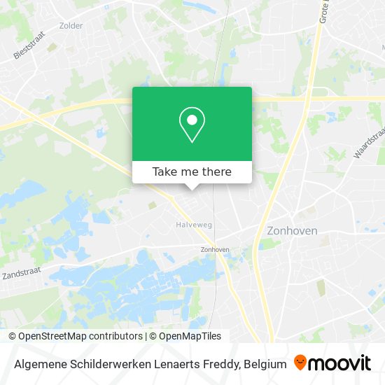 Algemene Schilderwerken Lenaerts Freddy plan