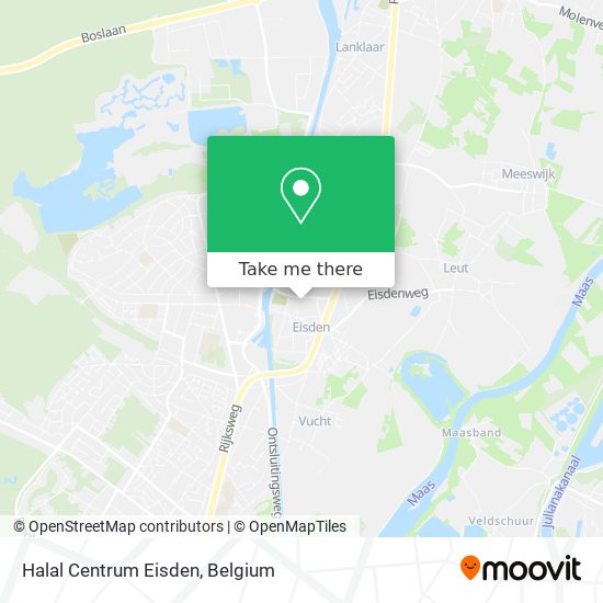 Halal Centrum Eisden map