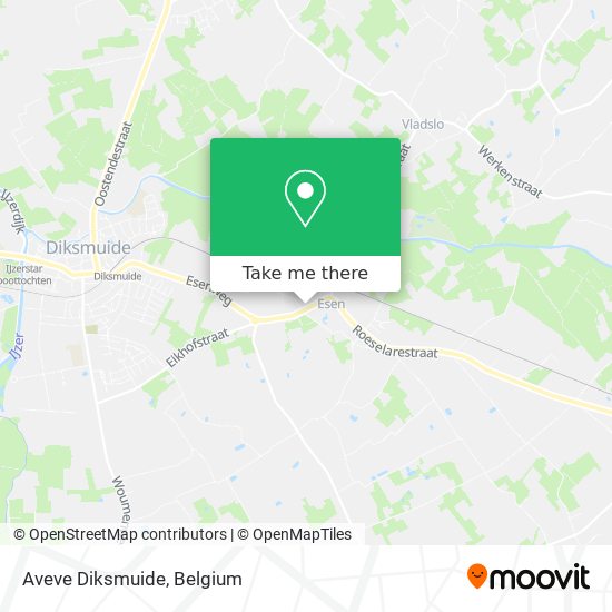 Aveve Diksmuide map