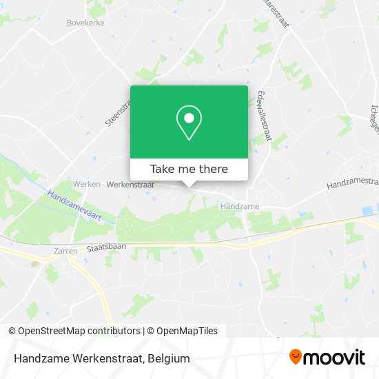 Handzame Werkenstraat map