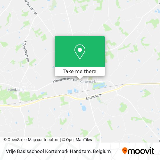 Vrije Basisschool Kortemark Handzam map