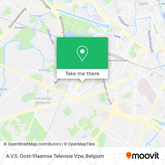 A.V.S. Oost-Vlaamse Televisie Vzw map
