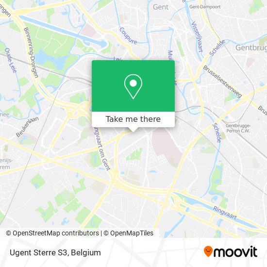 Ugent Sterre S3 map