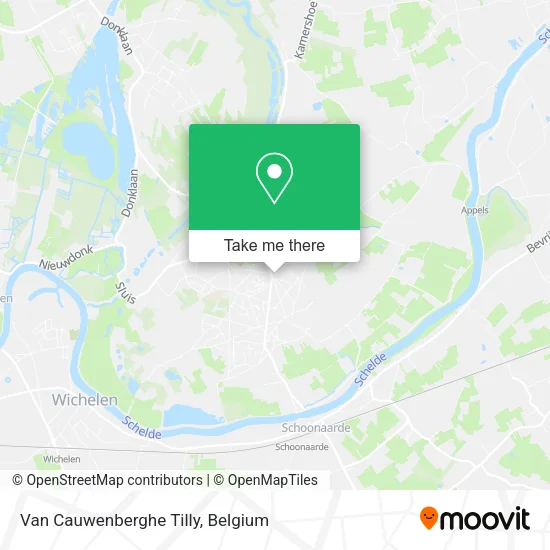Van Cauwenberghe Tilly map